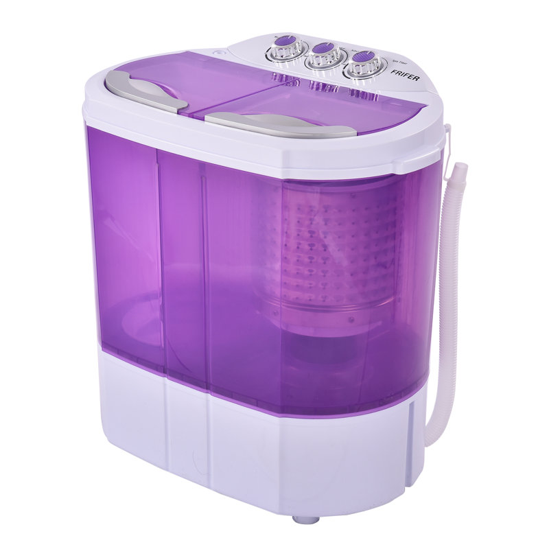 Frifer Twin Tub Mini Portable Washing Machine 5.5Lbs Wahser And 4.4Lbs